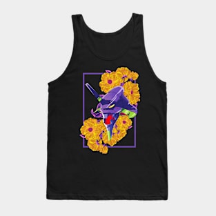 Floral meets Metal Berserker Tank Top